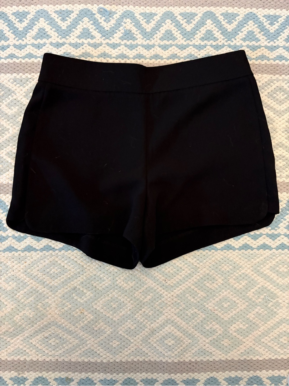 J. Crew Black High-Waist Tailored Shorts